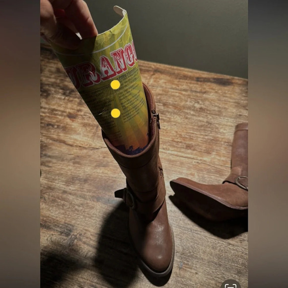 Durango brown Pull On Heeled Harness Western Cowboy  Boots Size 6.5 NWT - Picture 2 of 9